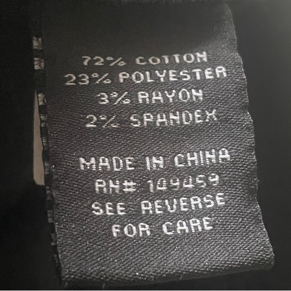 Ashley Mason Black Jogger Pants with White Stripes - Picture 3 of 3